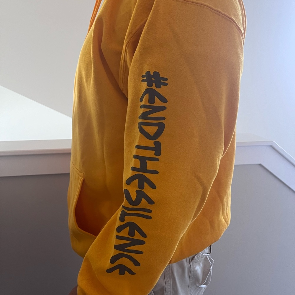 Gold 3XL Get The F*** Outside Hoodie